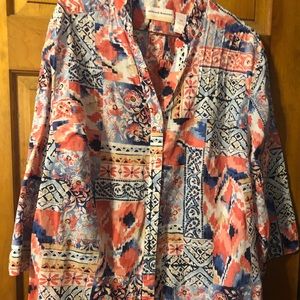 Alfred Dunner 24W Blouse